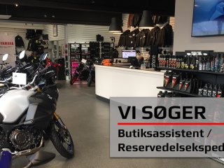 Butiksassistent søges.